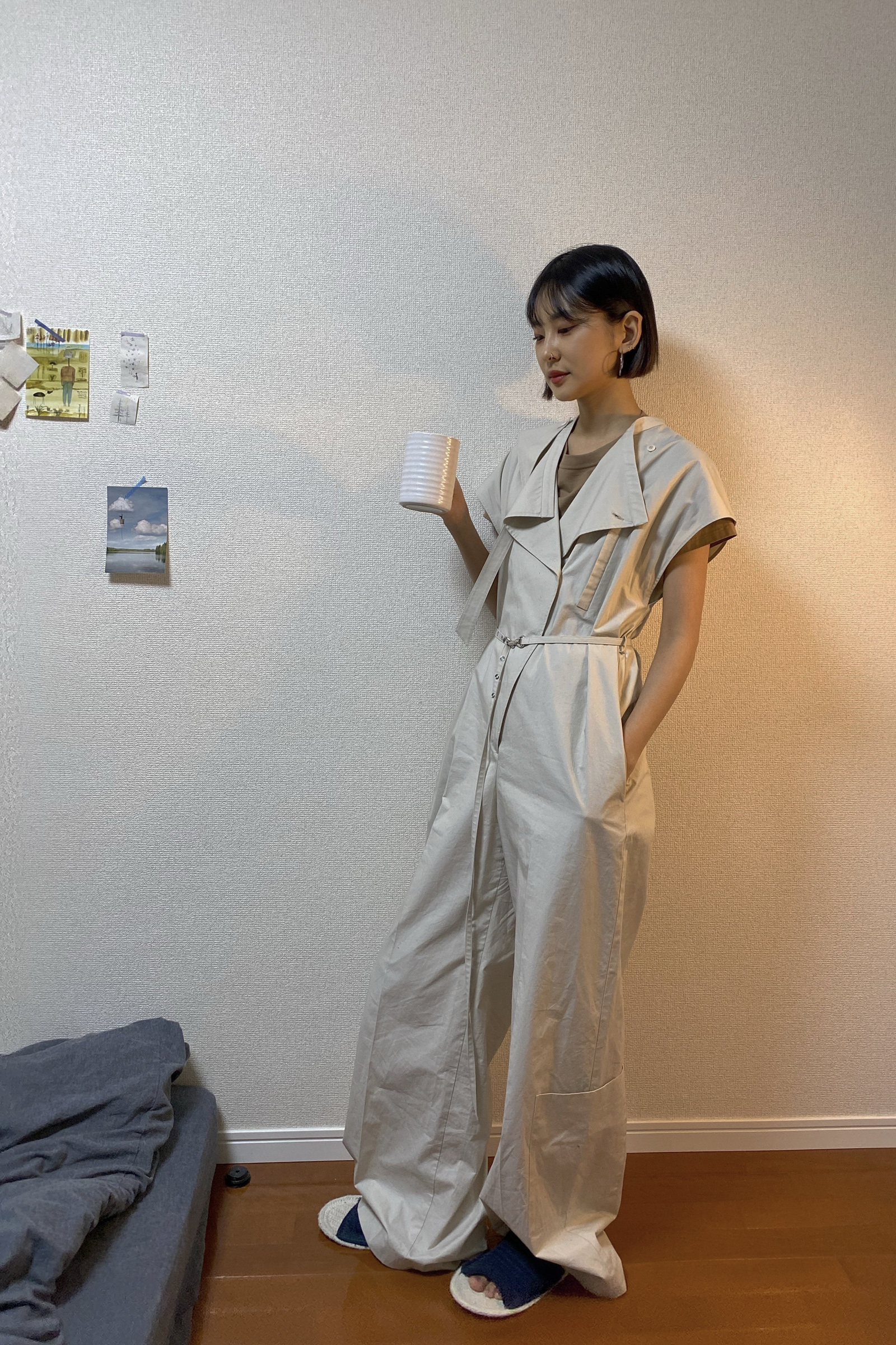 IRENE 21SS 総柄 ジャンプスーツ オールインワン minnade-ganbaro.jp