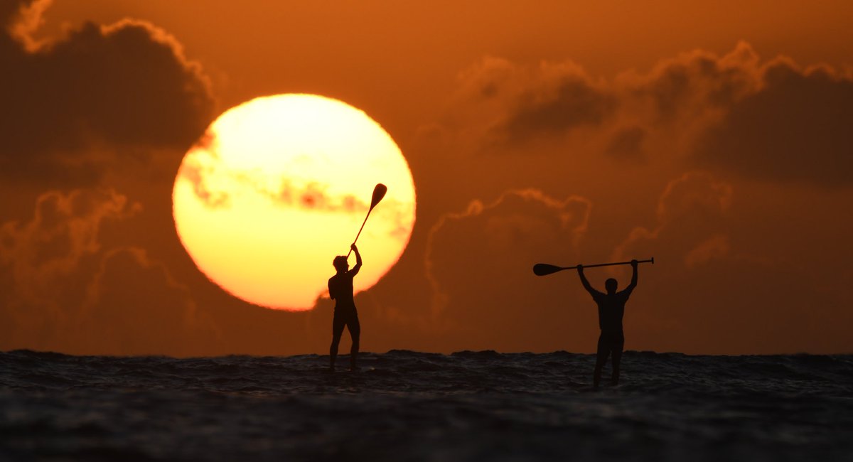 Sup at sunrise in Caberete. <a href="/starboardsup/">Starboard SUP</a> #blessed