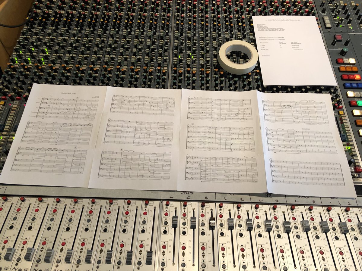 One of the best days of my life - recording strings for Madrugada <a href="/RAK_Studios/">RAK Studios</a> with <a href="/TobieTripp/">Tobie Tripp</a> 

Can listen to the results here....
mjcole.lnk.to/MadrugadaTW

<a href="/DeccaRecords/">Decca Records</a>
