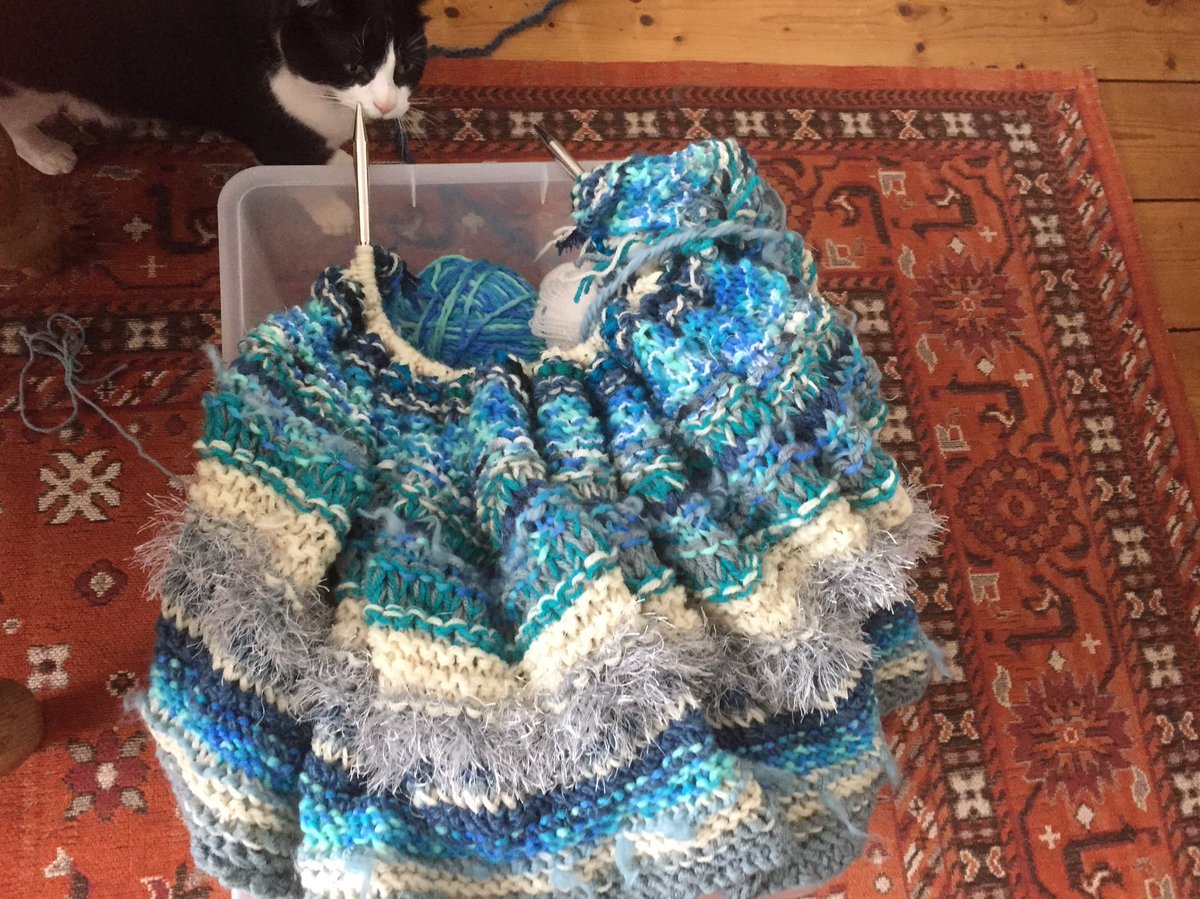 _Doctor_B's tweet photo. @Doc_Mac19 Here’s my much messier attempt. Cat is keen to help but mostly hinders... https://t.co/SHEf3ijrk2