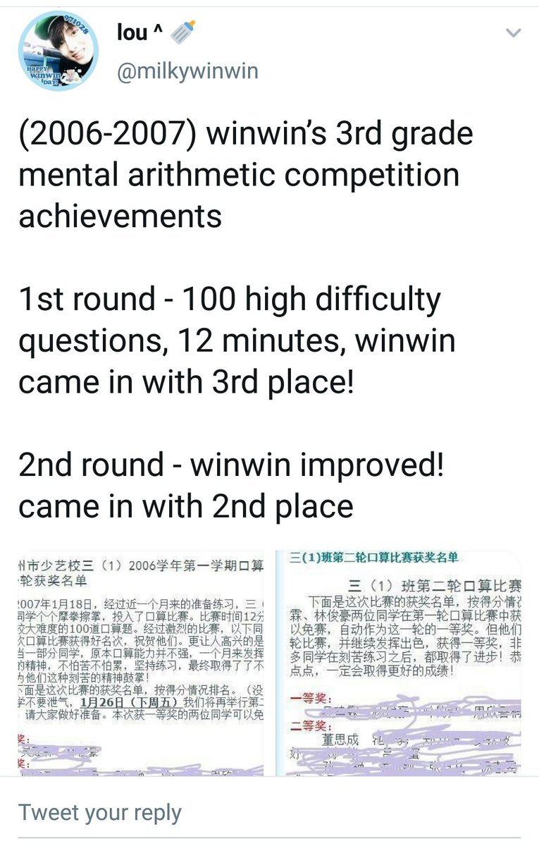 yes winwin is a math genius