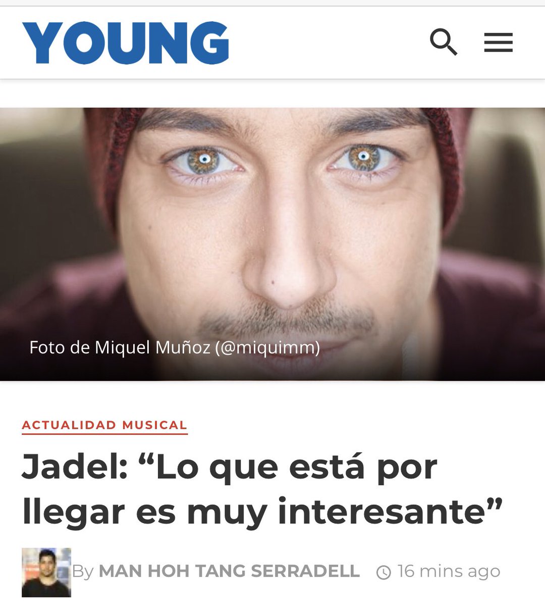 JADELOFICIAL's tweet photo. Aquí les dejo la entrevista con mis amigos de @revistayoungEs 🕊 https://t.co/s8iKrJDiqz Espero que les guste abrazos y mucho ánimo, ya queda menos 💪🏼 https://t.co/8Ubl3UOT5G