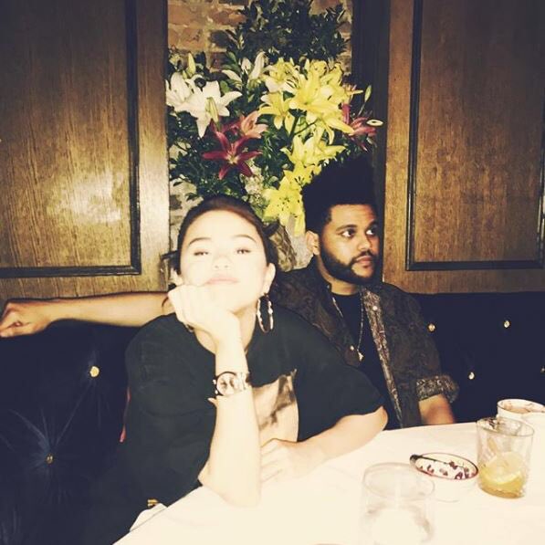 selena gomez and the weeknd in 2017; a thread: