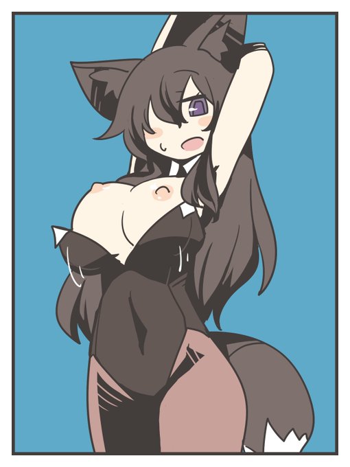 (R-15)伸びをするアザミンバニー 