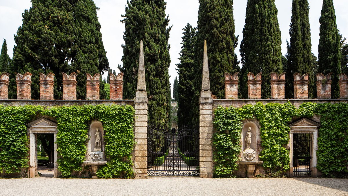 palazzo e giardino giusti- palace and gardens near centre of verona- built in 16th century