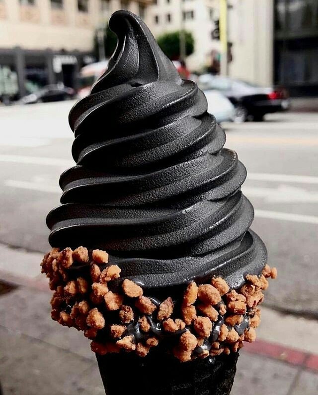 Zayn Charcoal ice cream