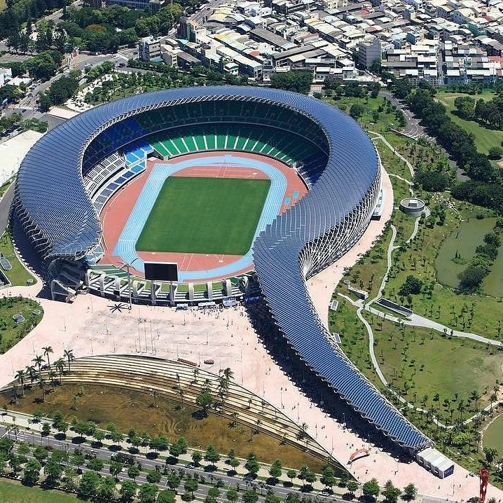 Estadio Nacional de Kaohsiung. Taiwán.Club: Selección de Taiwán.Capacidad: 55.000Inaugurado: 2009