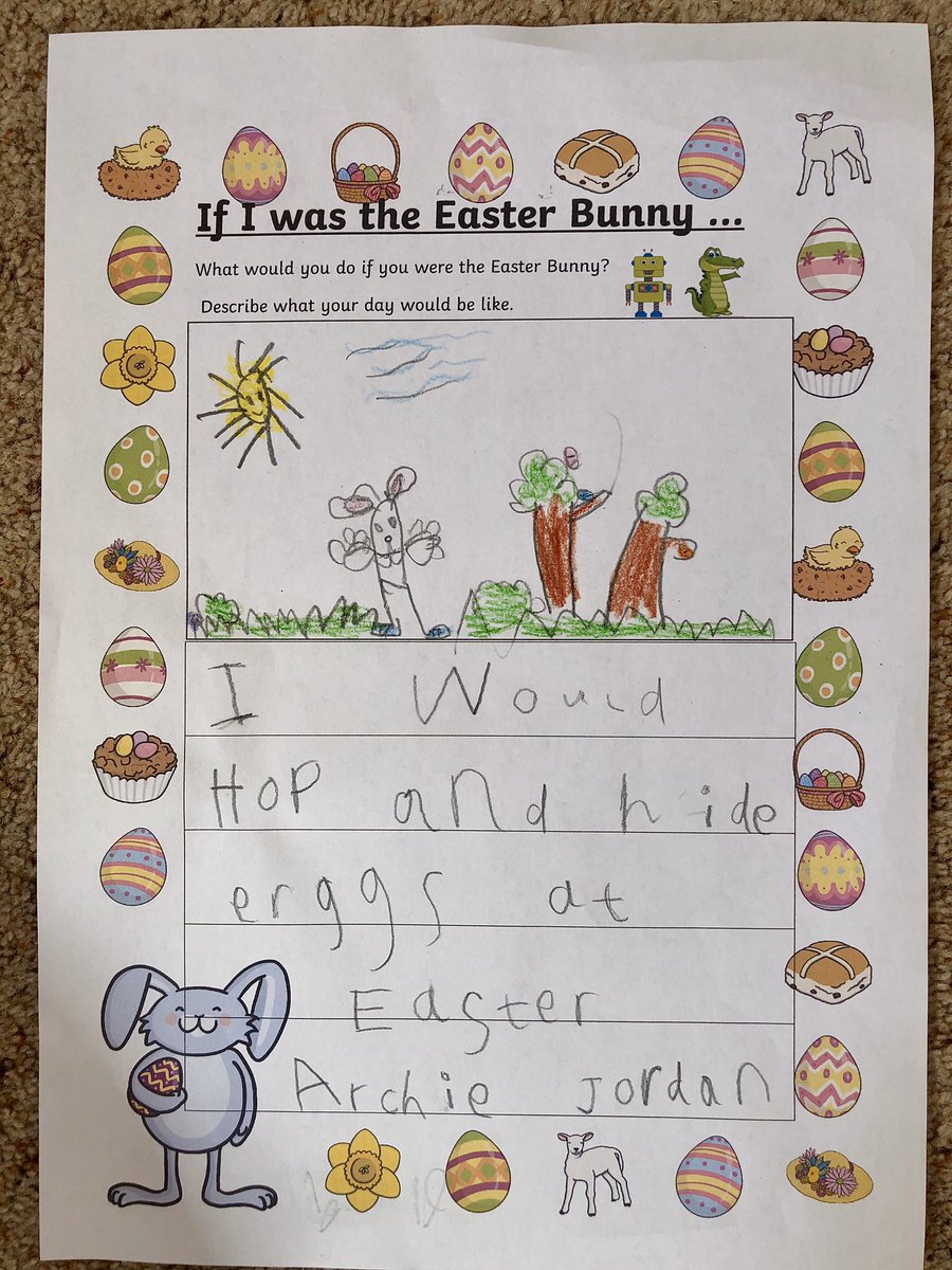 Thank you for the Easter Challenge Miss Garrard and Mrs Dawson <a href="/CCPSLichfield/">ChristChurchPrimary</a> Hopefully see you soon. Archie J 👦🏼
