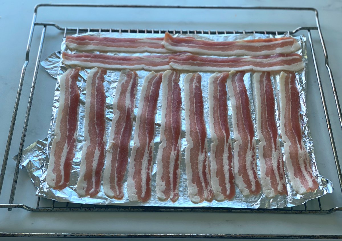 I am, unsurprisingly, hungover after not eating until 9pm yesterday but drinking whilst cooking all day so I’m making a bacon butty (and the rest of the bacon for the dog and just to have some bacon on hand all day)