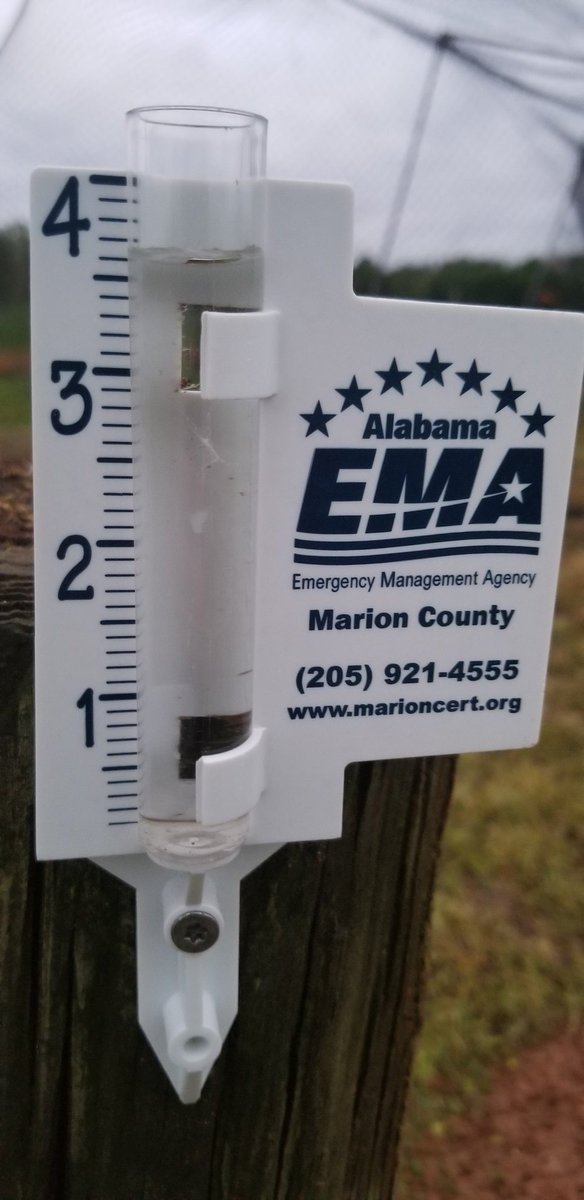 davidecantrell's tweet photo. Total for Easter 2020, Hackleburg,AL. #alwx #fb https://t.co/k4elTn6usx