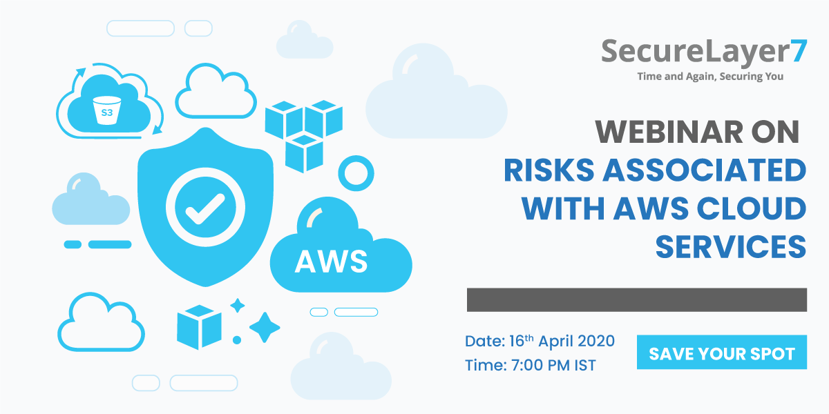 AWS Infrastructure is widely used by many organization and now it is a topmost priority to fix the identified issues. Learn how to find the vulnerabilities in Amazon web services. #infosec  

Registration link: docs.google.com/forms/d/e/1FAI…
More details on securelayer7.net/webinar/aws-se…