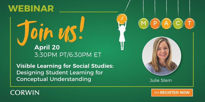 JulieHStern's tweet photo. Did you know that background knowledge in social studies is KEY to literacy development? Join me for this FREE webinar to learn how to maximize precious instructional time. #sschat #literacy #edchat #socialstudies #historyteacher #civics 

Register now 👇
https://t.co/jSkfZAvXFm https://t.co/2bvBsaY5aJ