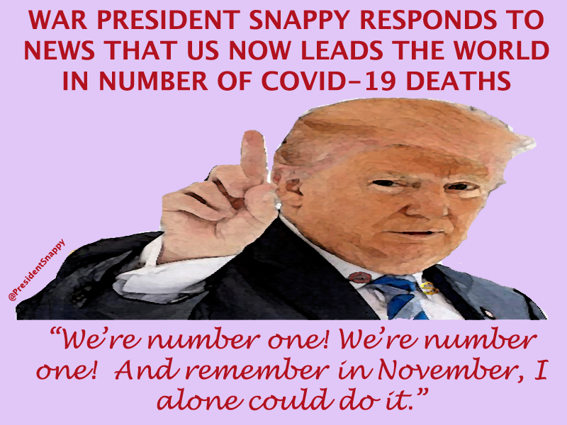 PresidentSnappy's tweet photo. #werenumber1 #TrumpKills https://t.co/PownosS27d