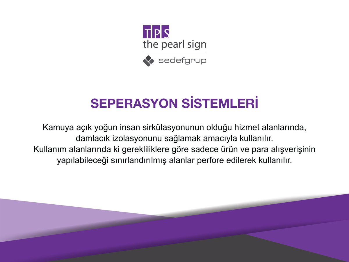 GrupSedef's tweet photo. SEPERASYON SİSTEMLERİ
#sedefgrup #tpsreklam #seperasyon
#seperasyonsistemleri #koruma #covıt19 https://t.co/nTehqhJmCN