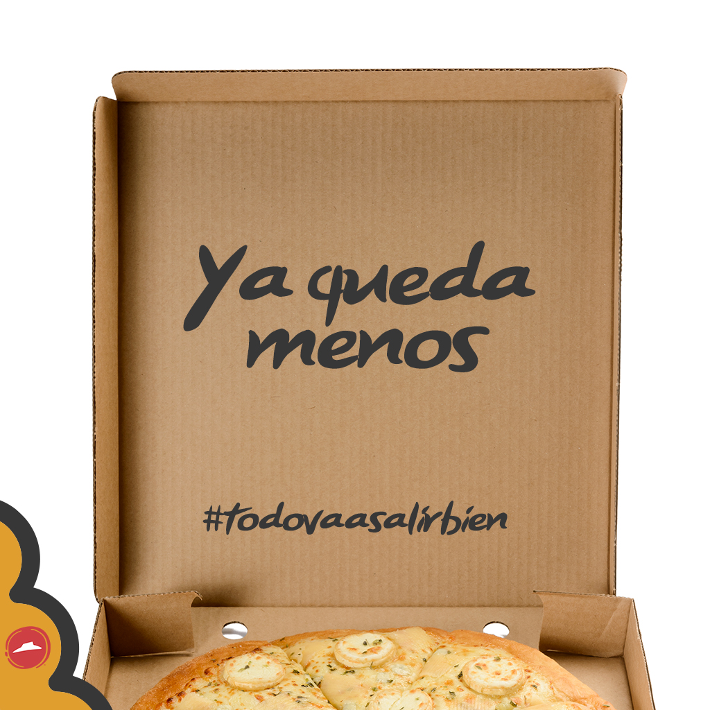 PizzaHutContigo's tweet photo. Pasito a pasito, que todo va a salir bien 
¡A por la semana, que ya queda menos! 💪
#PizzaHut 🍕 #TodoVaASalirBien https://t.co/89rHiIJjiE