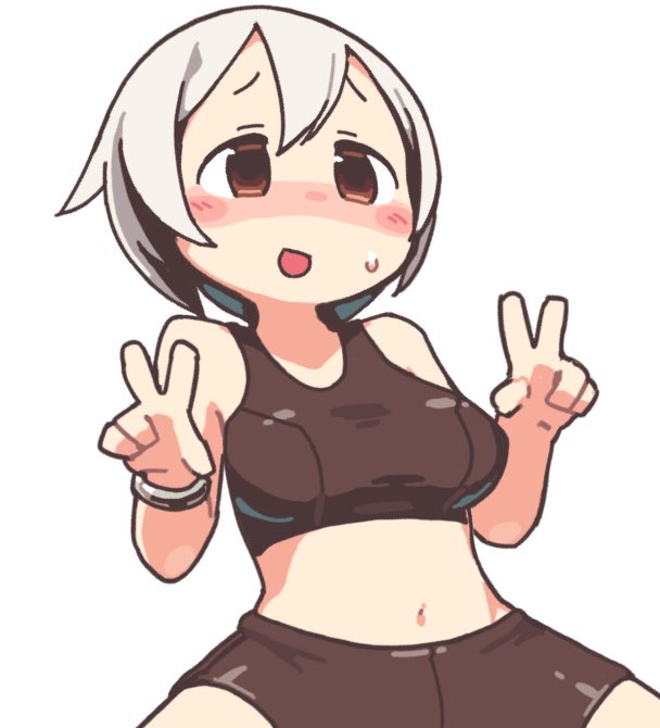 自分の画風だと目の描き方シンプルにした方がかわいい説ある 