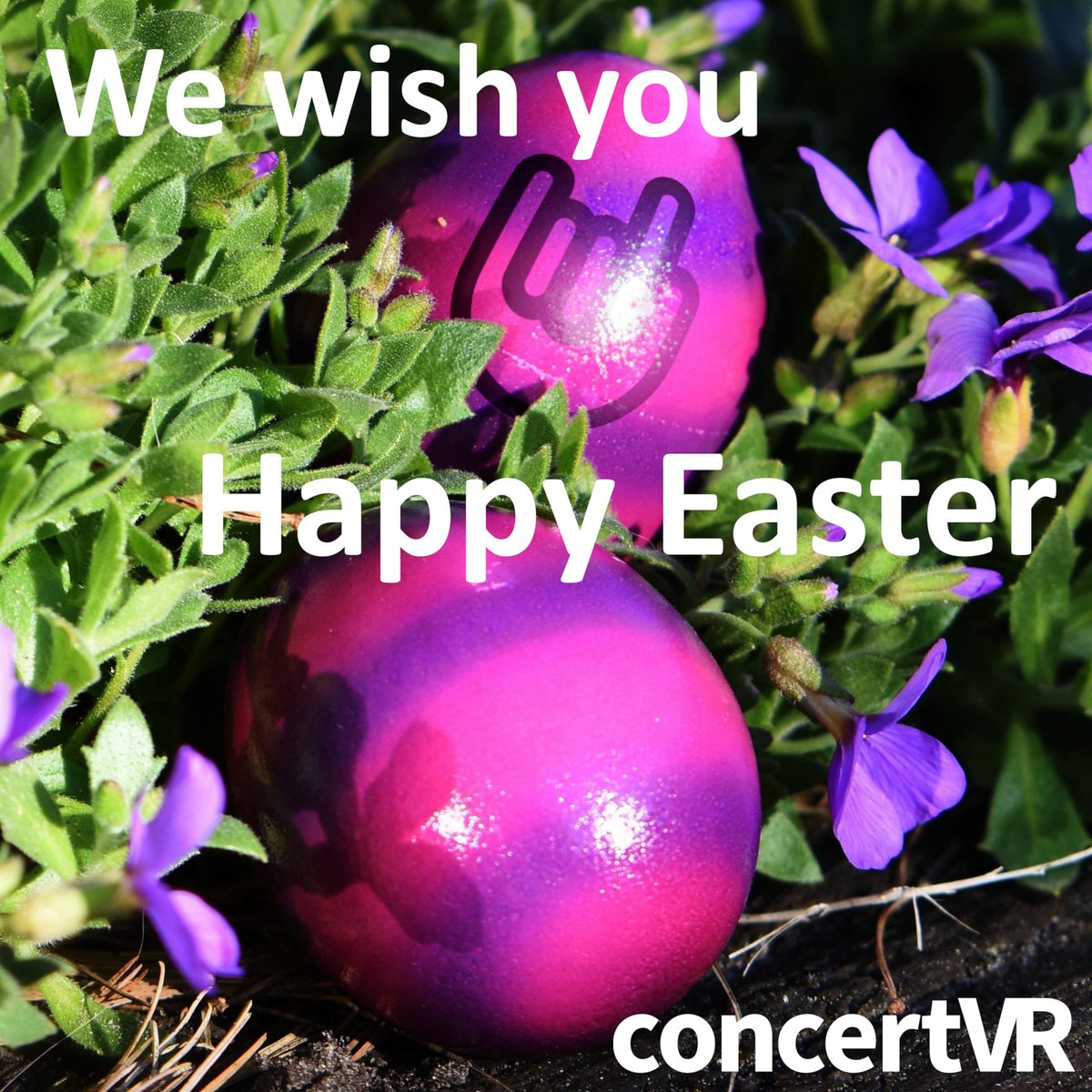ConcertVR wishes you and your loved ones a Happy Easter.

Simply be there!

#EasterMonday #EasterSunday #Easter #Easter2020 #concertvr #schweppesdeutschland  #VirtualReality #concert #festival