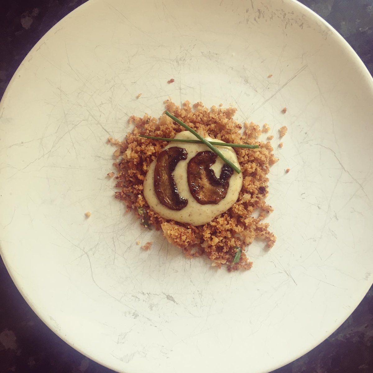 MccarronJess's tweet photo. Back to school culinary arts fun! Cooking challenge today was to present your lunch as if you were serving it in a restaurant. We used 3 mushrooms, half a slice of bread and some chives from the garden! 
#chuftybadge #culinaryarts #StayHomeSaveLives #homelearning https://t.co/CL518R1fsu