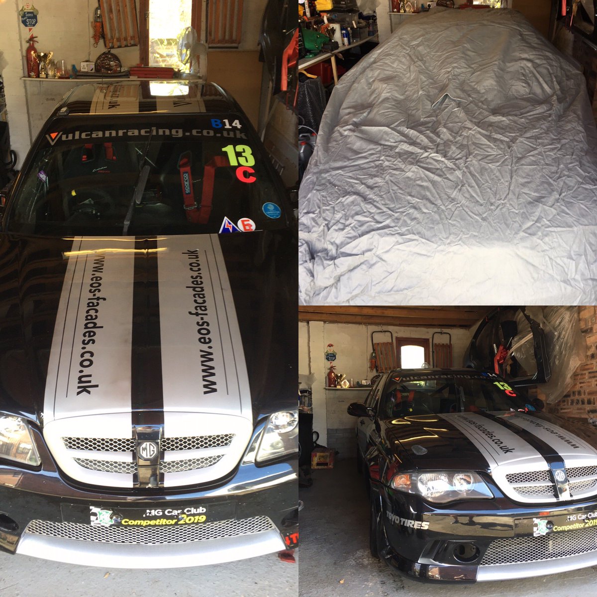 PBurchill's tweet photo. Warmed up levels checked washed polished now back undercover #missingracing https://t.co/Po4GPRyYak