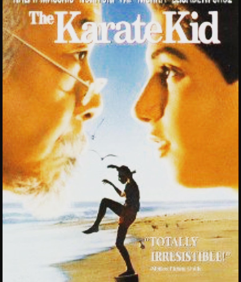 And the one that started us all off thanks to  @soapachu original (non kid specific) challenge... one of my all time favourite films, The Karate Kid