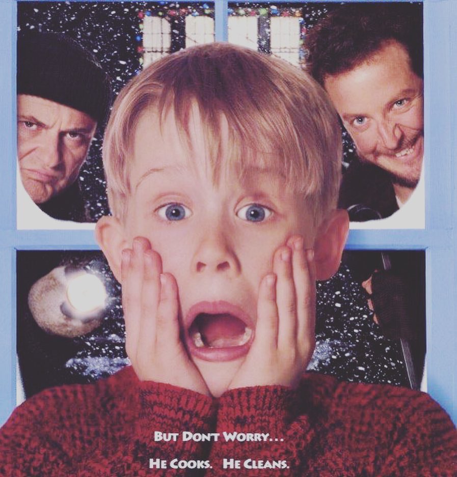 It’s the second one we did .. Home Alone  #movieposterswithkids