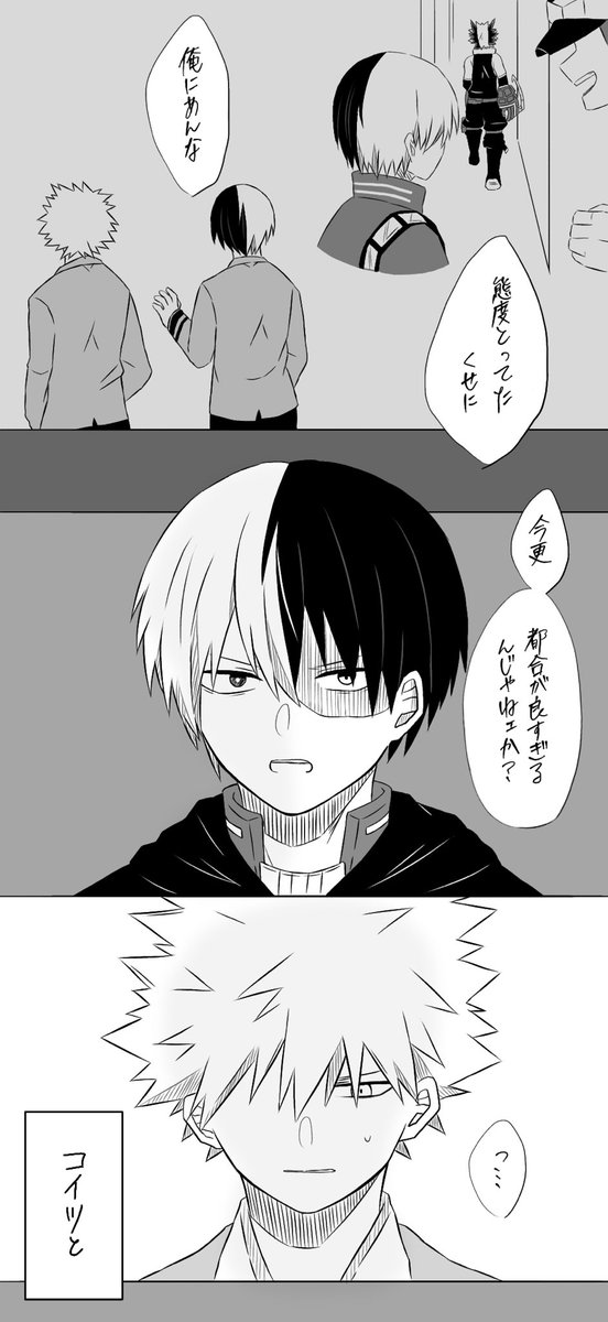 敵に闇堕ちした轟と助けたい爆豪の話

(※要素あんま無いけど爆轟っぽい) 
