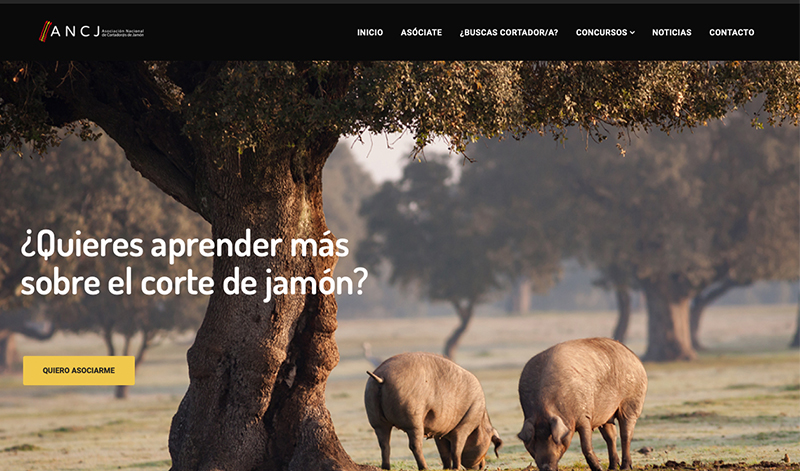 Jamon_Lovers's tweet photo. La Asociación Nacional de Cortadores de Jamón @ancj_es 
lanza una nueva web con el objetivo de dotar de mayor visibilidad al mundo cortador y ofrecer una experiencia más completa a sus asociad@s. https://t.co/G51V7fa6gt https://t.co/OnqeLl3Gi7