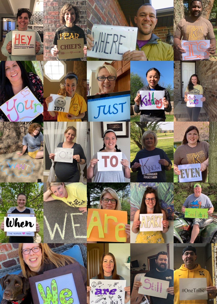 DrPowersKHS's tweet image. Hey @KickapooChiefs!
We all miss you so much. So we put a little message together just to let you know - We 💛🤎 you all! #GoChiefs #OneTribe #WeTribeTogether