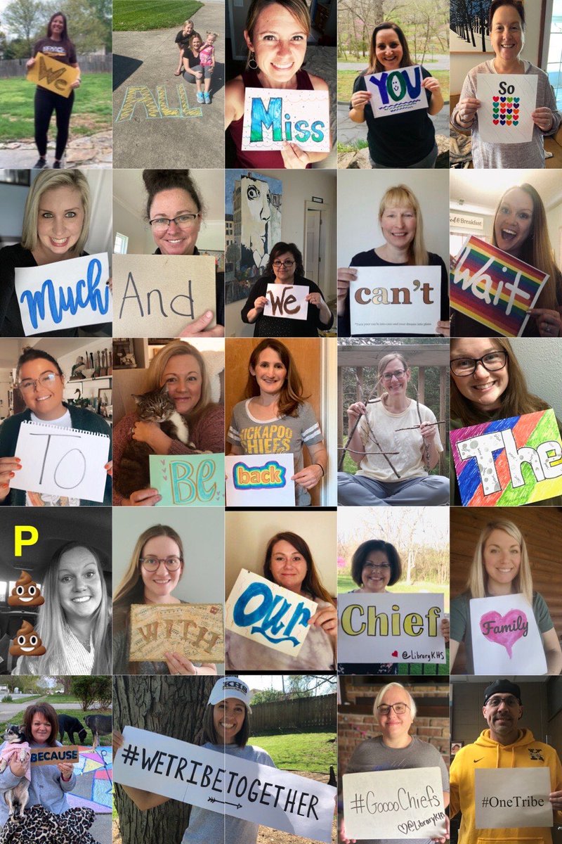 DrPowersKHS's tweet image. Hey @KickapooChiefs!
We all miss you so much. So we put a little message together just to let you know - We 💛🤎 you all! #GoChiefs #OneTribe #WeTribeTogether