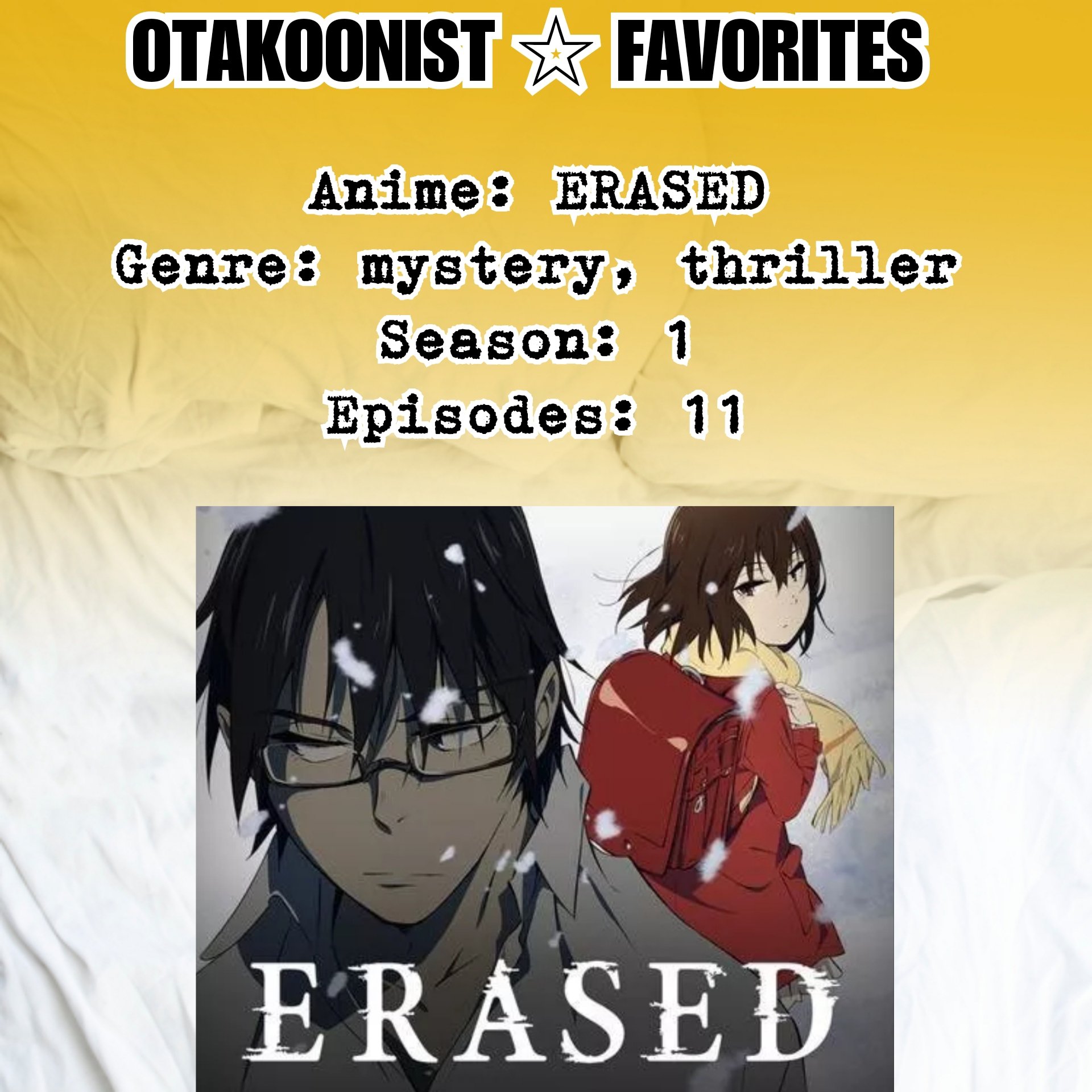 Where to Watch & Read Erased