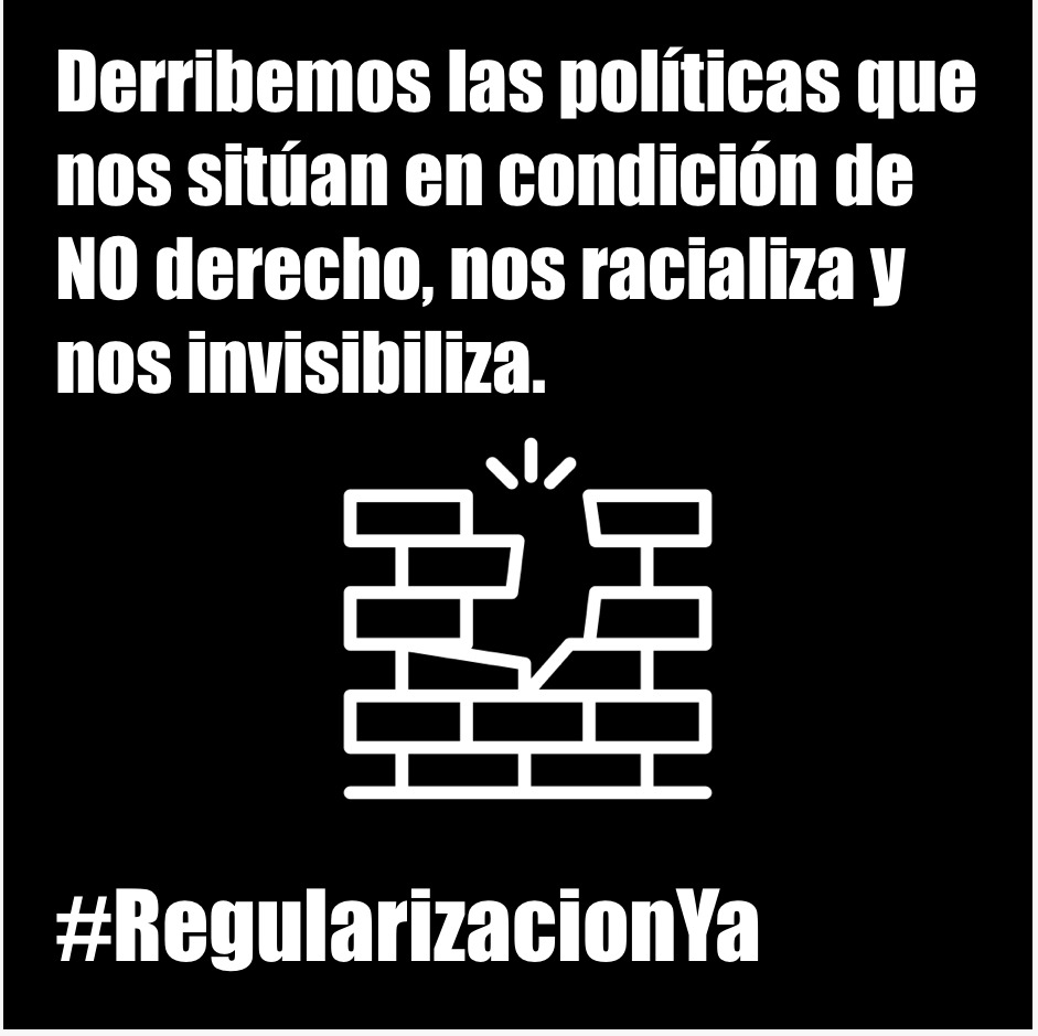 MarikarmenFree's tweet image. Demanda urgente por la regularización permanente y sin condiciones de todas las personas migrantes y refugiadas ante la emergencia sanitaria
#RegularitzacioXTotes #RegularitzacioJa #RegularizaciónYa #RegularizacionXa #RegularizaciónUrgente
+info: regularizacionya.wordpress.com/blog-2/