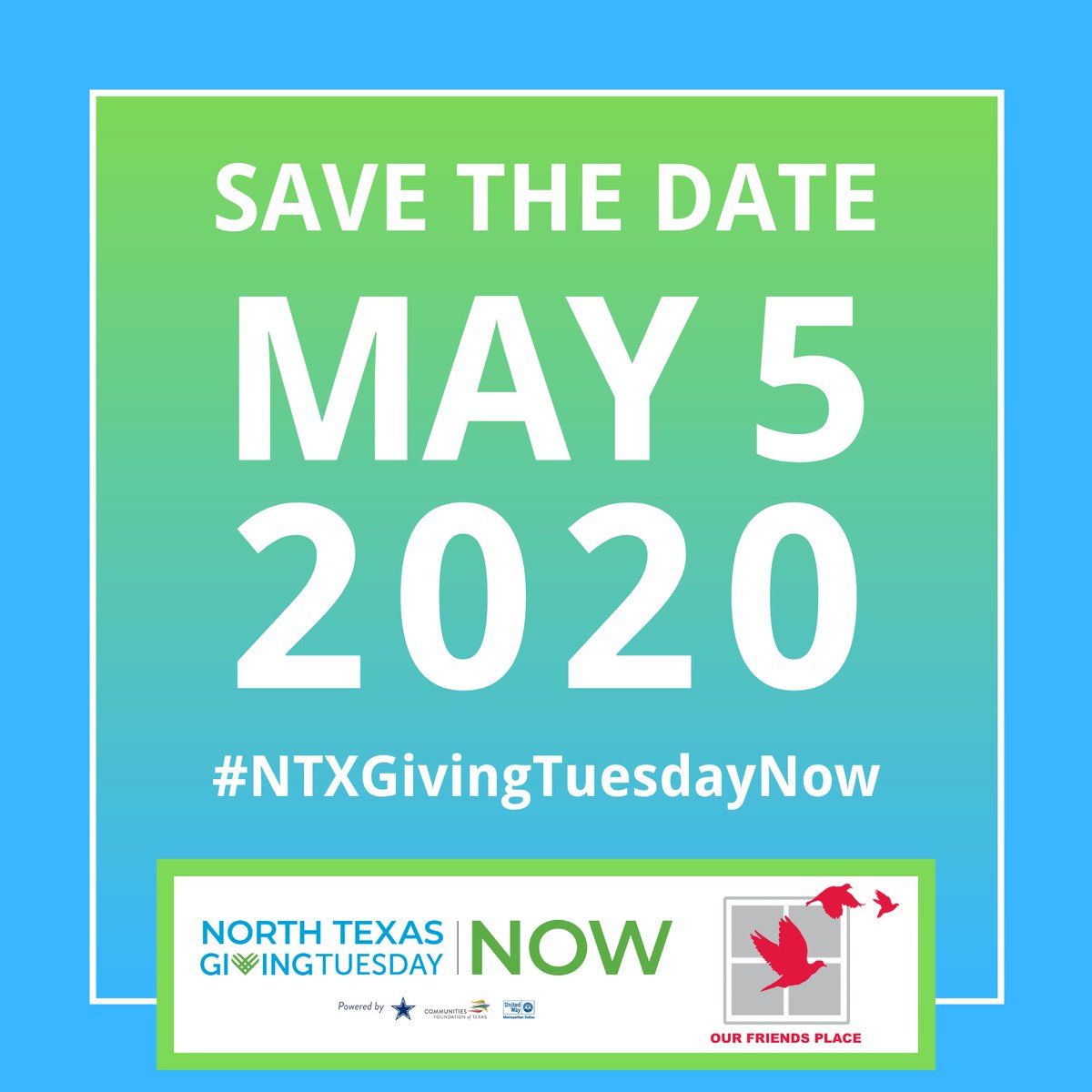 North Texans: WE NEED YOU! May 5, 2020 is #NTxGivingTuesdaynow, an emergency day of giving to help us continue our work in the community. Please make a gift to OUR FRIENDS PLACE to help young women who experience abuse, neglect, poverty and homelessness. #BeAFriendChangeALife