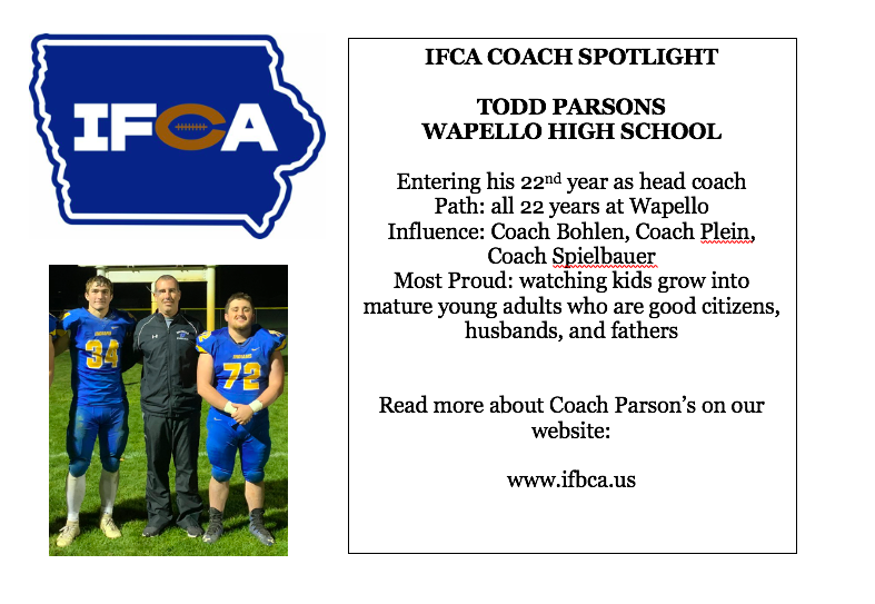 Meet our Class A Spotlight Coach - Todd Parsons
Check out the full article in our website ifbca.us