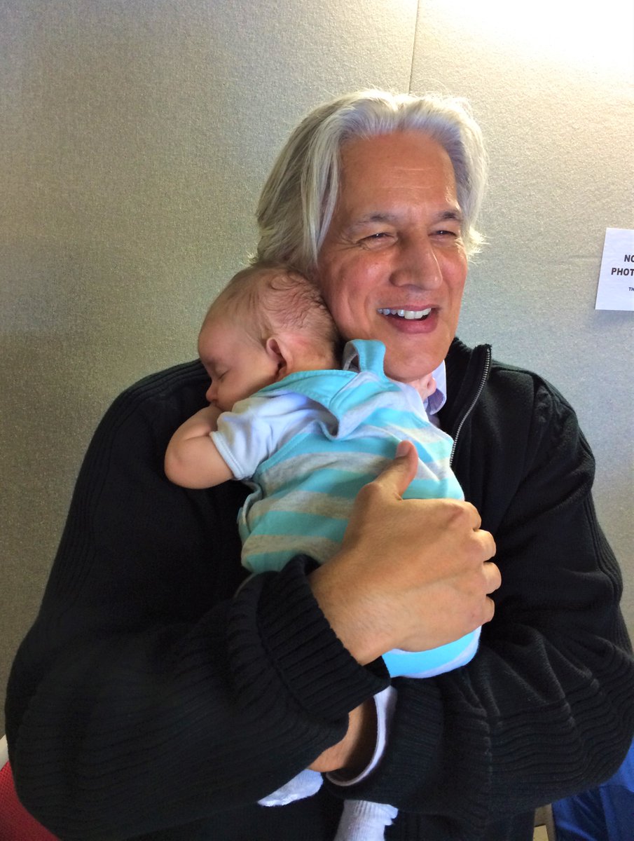 @markberkins In 2014, we took our 2-month-old to @CollectorMania 21 in Milton Keynes. @robertbeltran74 couldn't resist a cuddle...