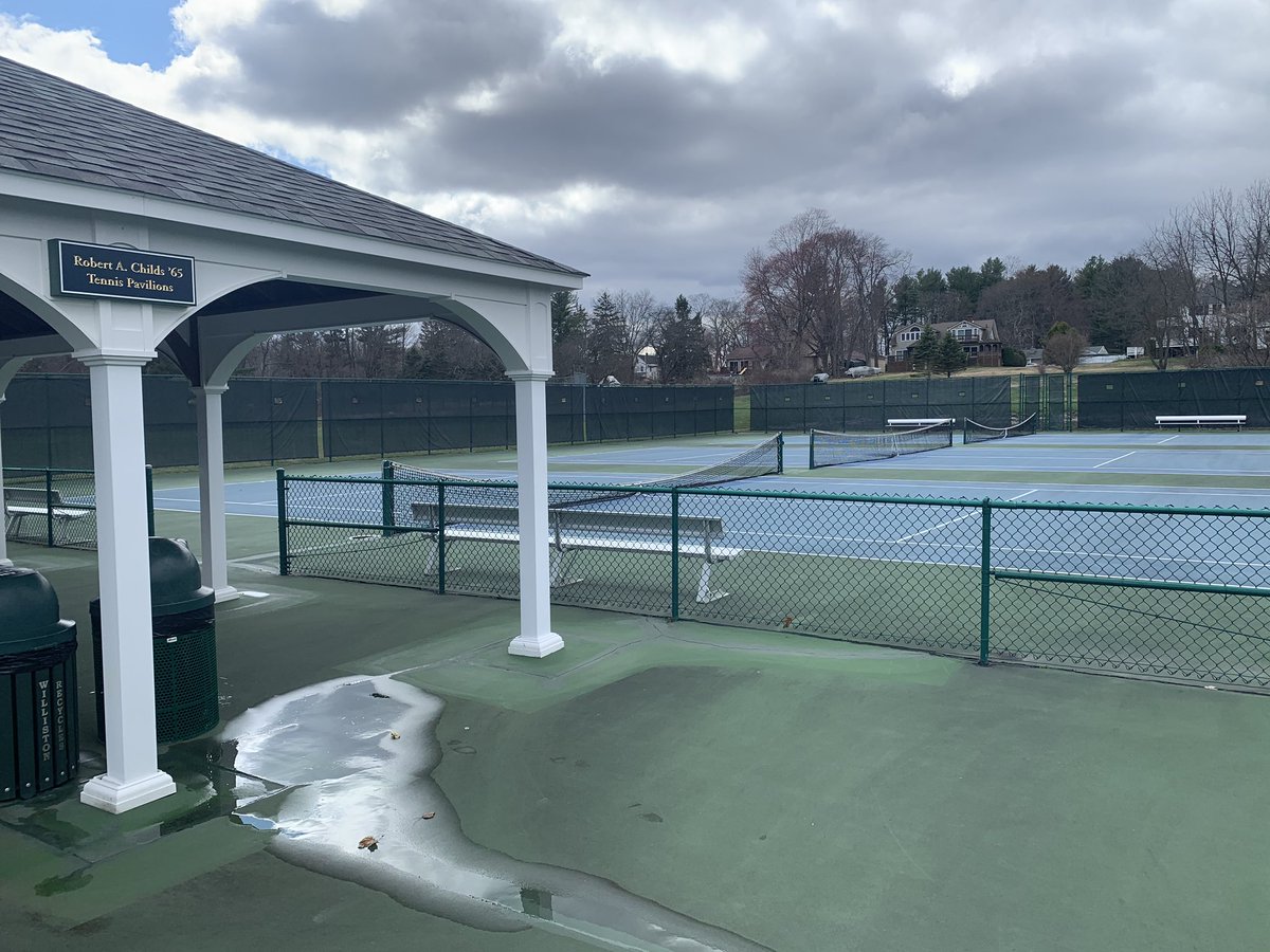 Willistonteams's tweet image. Wildcat Tennis courts and the newly added pavilion helps to keeps our athletes and spectators cool during those sunny and warm late spring days! Thinking of the sound of a hard struck ball on this rainy Monday morning. Stay well Wildcats! #goWilliston #willytennis @WillistonNS