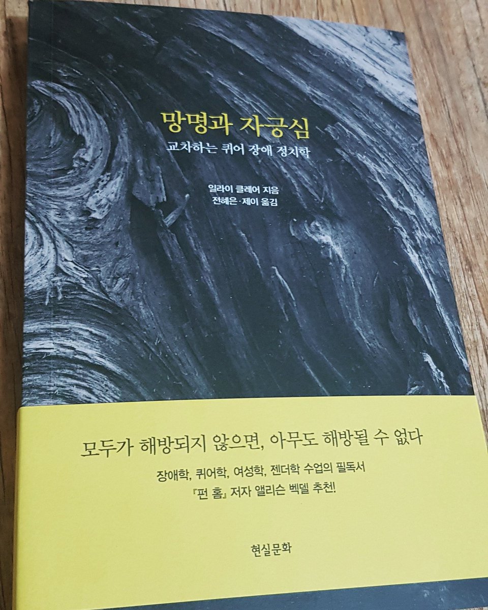 레스 페미스쿨 때 함께 해주신 전혜은 선생님께서 번역에 참여하신, 일라이 클레어의 <망명과 자긍심>이 드디어 출간 되었습니다!🎉👏👏👏
좋은 책은 어서 사세요, 여러분!