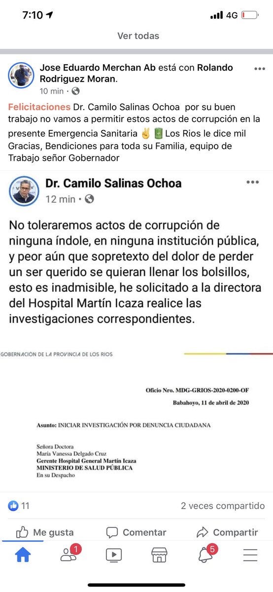 ameripriv's tweet photo. @DianaSalazarM2  @mariapaularomo @DrCamiloSalinas  adjuntamos foto de la denuncia presentada mediante correo electrónico sobre los supuestos hechos suscitados en el hospital Martin Icaza , solicitamos la Actuación fiscal #urgente ya que estamos siendo 1/2 https://t.co/egrsivmXnT