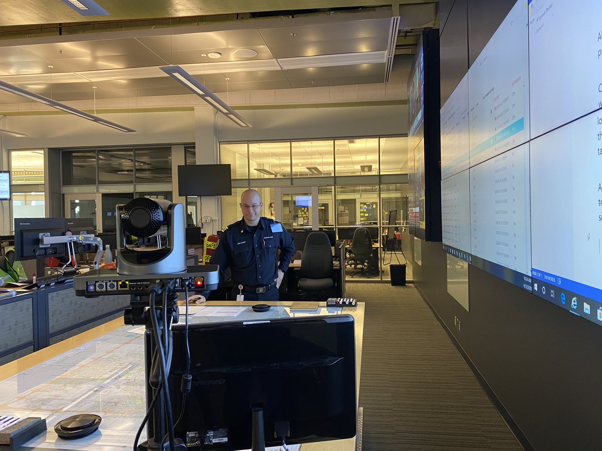 iceTyyc's tweet image. So impressed with our InfoTech folks that pieced together equipment to make us a truly virtual #EOC with 60+ members online. #MacGyver #COVID19 #YYC