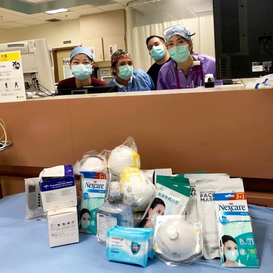 LAMaskBrigade's tweet photo. Tough times don't last, tough people do 💪🏻 sent N95s, hand sanitizer, sanitizing wipes, surgical masks and gloves to San Gabriel Valley Medical Center yesterday! https://t.co/coNGJT4zaR