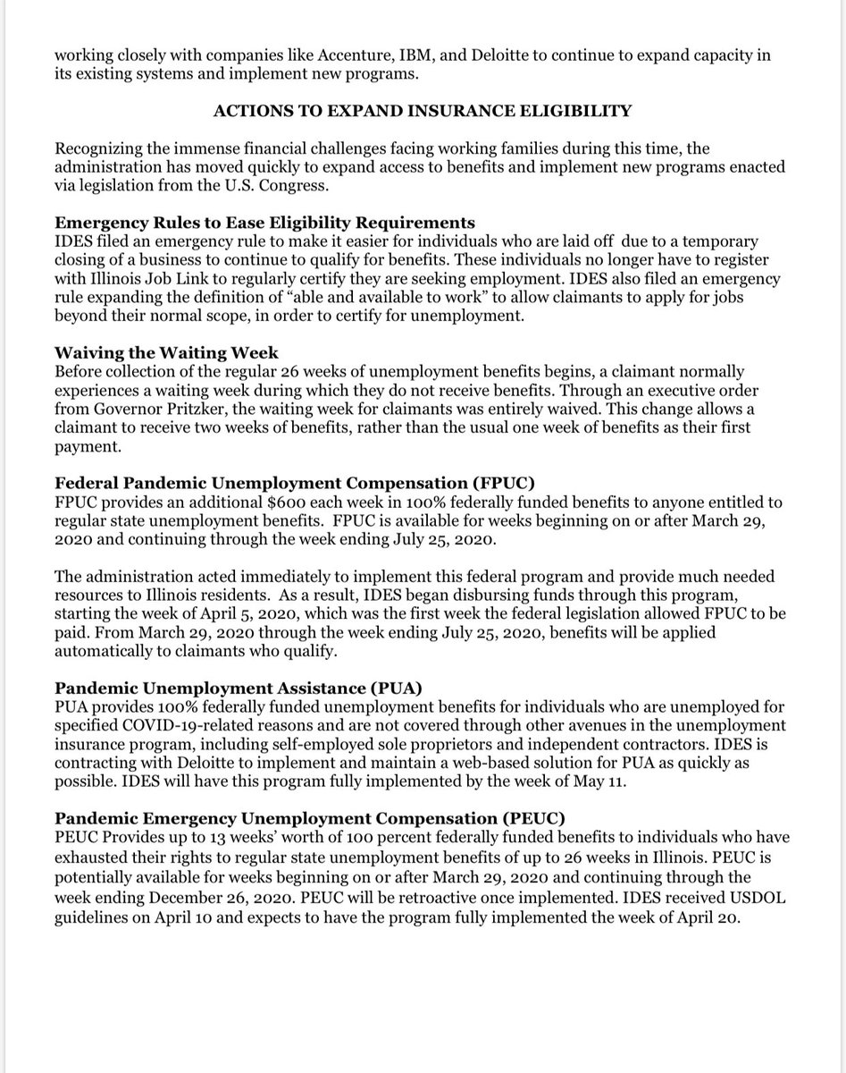 House Republican Leader Jim Durkin holds a remote video press conference to pressure  @GovPritzker to improve the state’s unemployment website and benefit application process. Pritzker’s office releases a list of things they’ve done right as the press event starts.