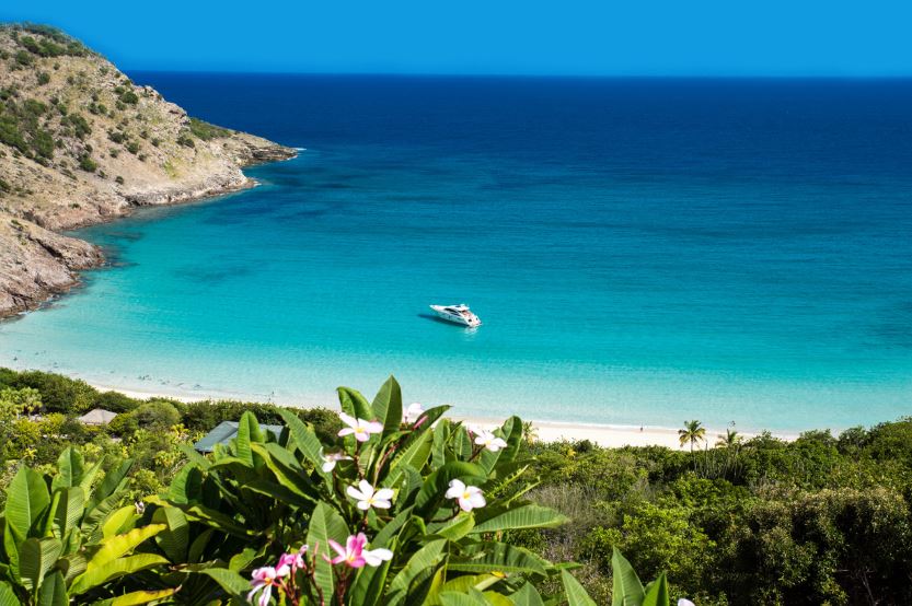 - La plage du Gouverneur Lieu: St Barth, Antilles Françaises