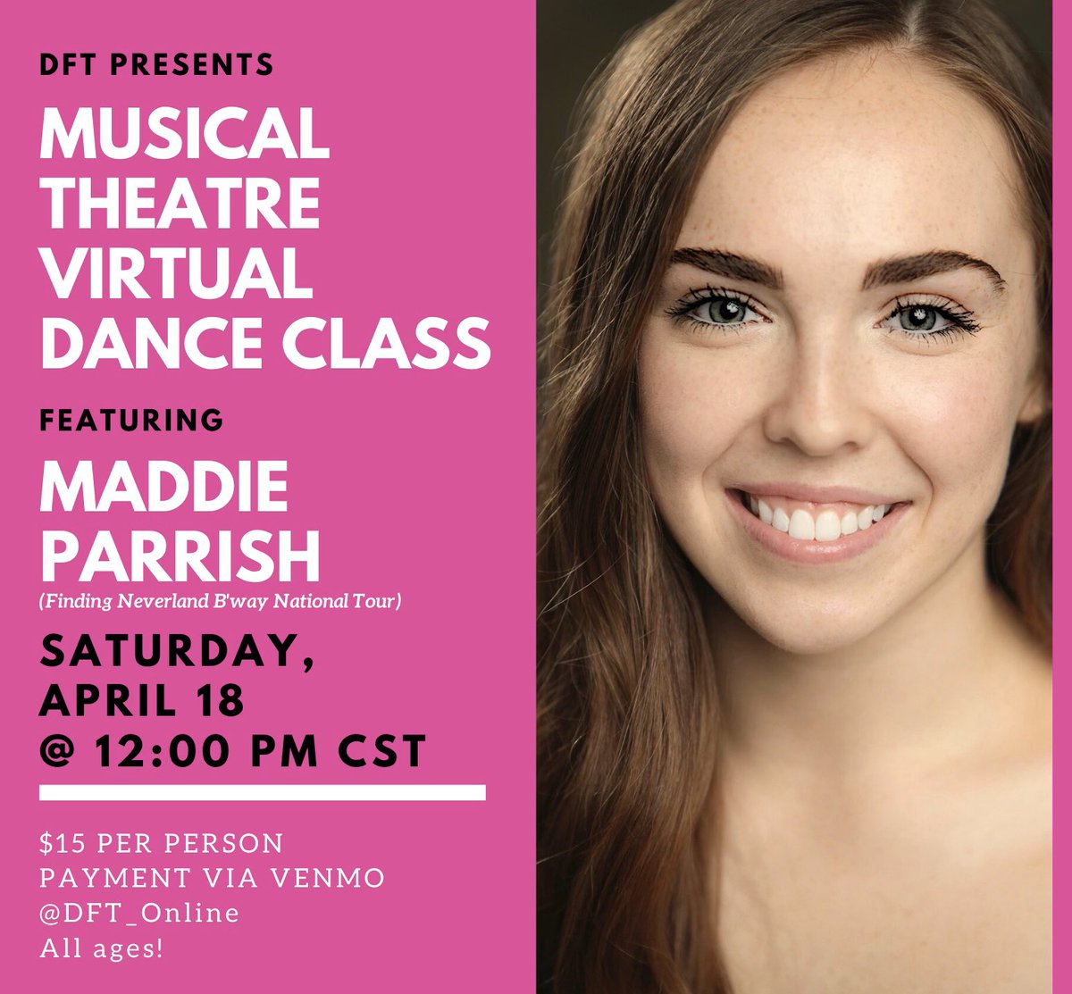 All the world’s a stage...including your living room! Join us from the comfort of your home for these upcoming virtual classes! 🎭