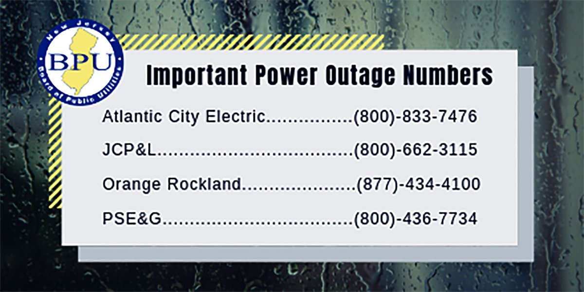 GovMurphy's tweet image. UPDATE: Windy, rainy conditions have led to more than 56,000 power outages statewide. We're in touch with all major utilities, who are working to restore power ASAP.
🚙Avoid unnecessary travel
⚡Beware of downed power lines
🗣️Report outages: ready.nj.gov/plan-prepare/p…