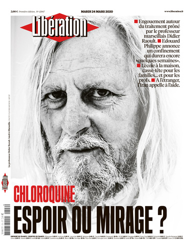 Même lorsque le titre laisse planer le doute. Mettrait-on un escroc en couverture de  @liberation ? surtout quand il est photographié en Gandalf le Blanc???