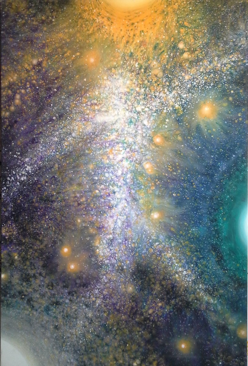 CSwithEd's tweet image. Here's a new painting....The Suns Within Us