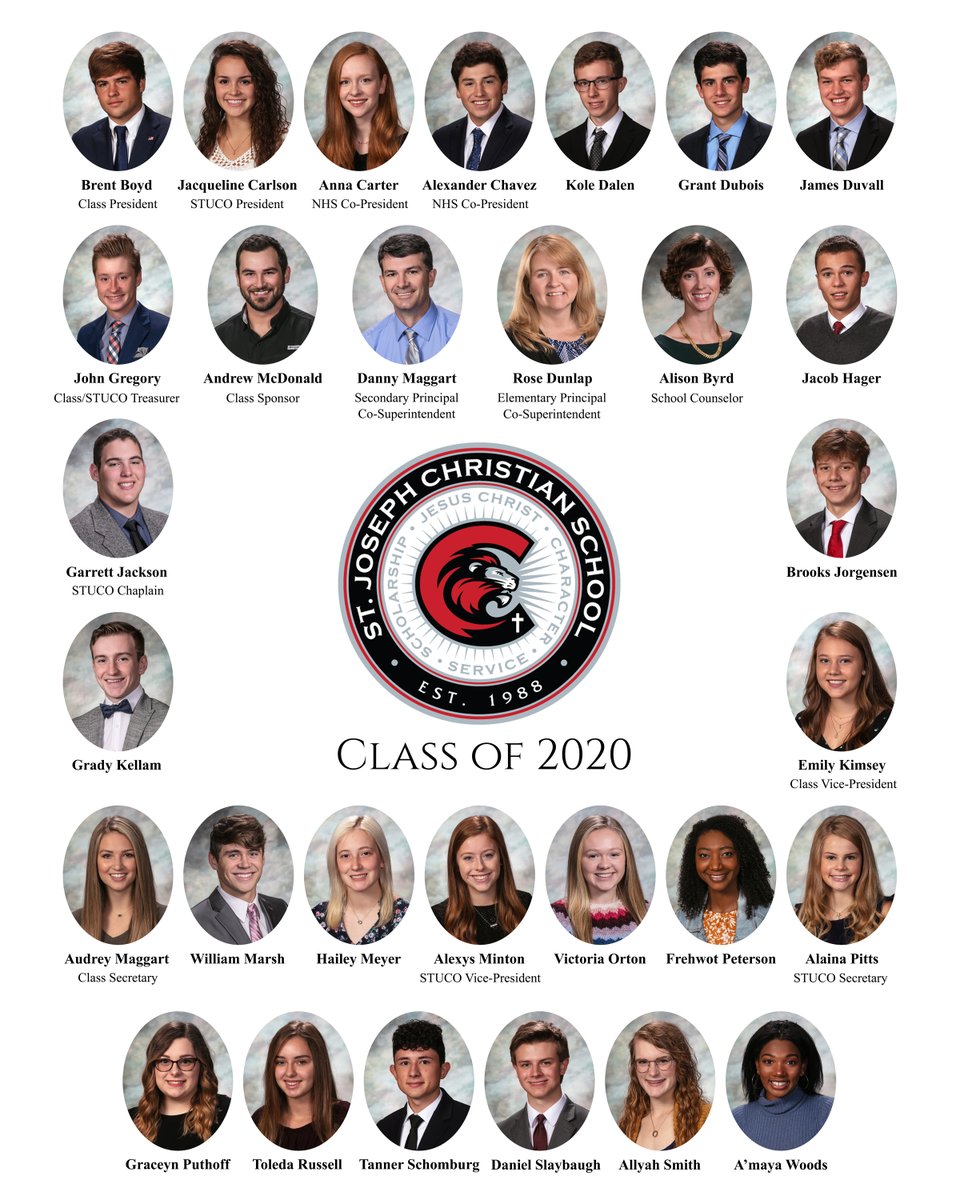 St. Joseph Christian Senior Class 2020