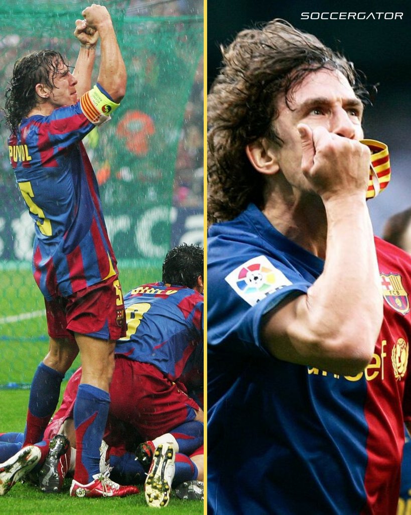 Happy 42nd birthday to one-club man, Carles Puyol, who always gave % on the pitch!  