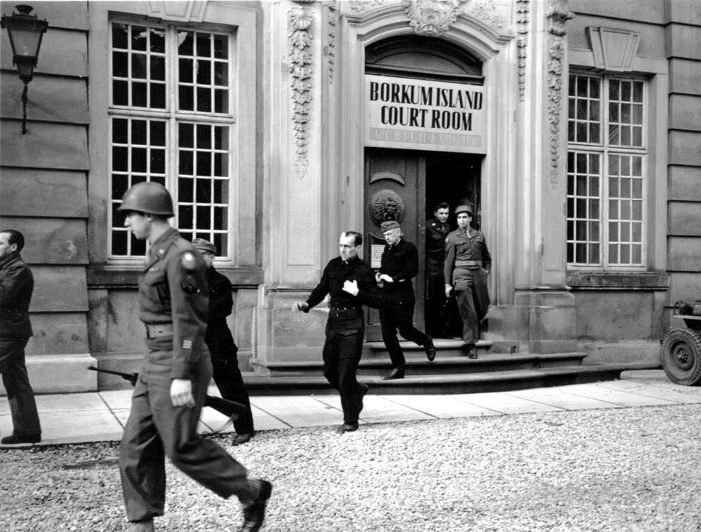 After the war five German soldiers were sentenced to death because of the massacre. Langer escaped justice, since he was killed in 1945 on the Eastern front. In 2003 a memorial stone was unveiled in the village of Borkum. 4/5