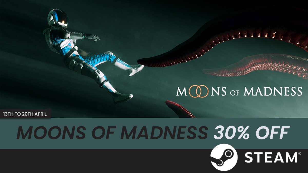 STEAM WEEK-LONG SALE!

Feeling like escaping to Mars? We got you covered:
This first-person, story-driven cosmic horror game might keep your mind off the daily challenges we all face at the moment.

🦑 Your ticket to explore Mars for 30% off is right here: bit.ly/2K9fktz