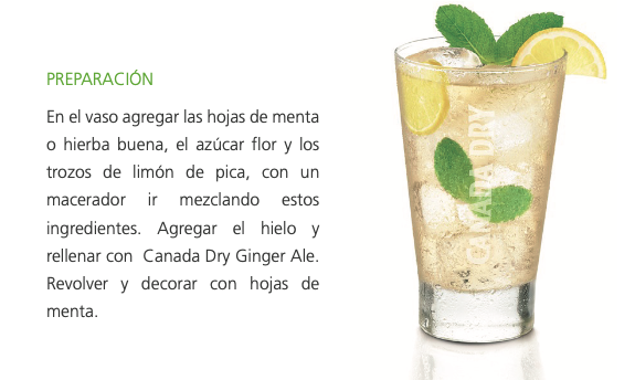 la mejor bebida para mezclar en un trago sin alcohol es Canada Dry Ginger Ale pero uds no están listos para tener esta conversación 🍹😎 #SaborÚnico